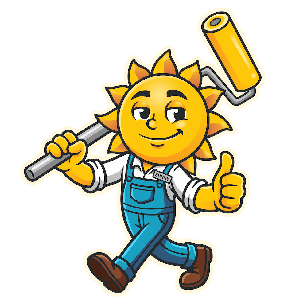 sunny day logo mascot